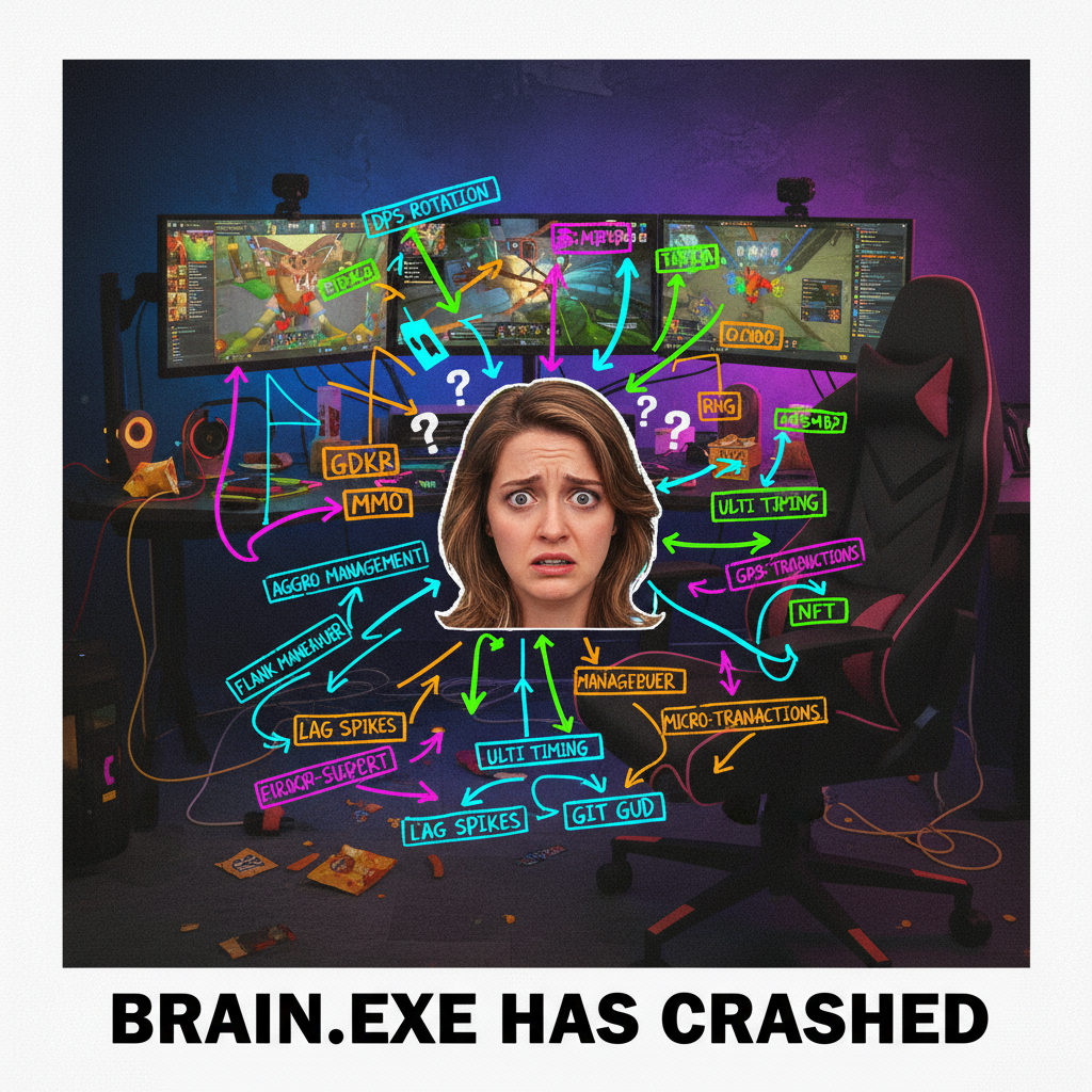 When you try to explain your gaming strategy to your non-gamer friends