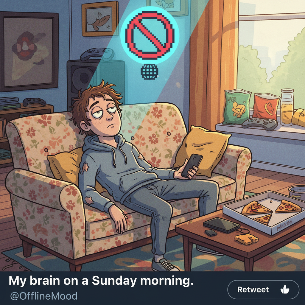 Wifi went down. I've now stared at my ceiling for 3 hours. Send carrier pigeons.