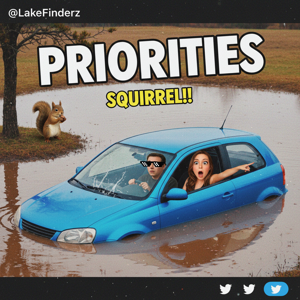 GPS told me to turn left into a lake. My co-pilot is now navigating via squirrel.