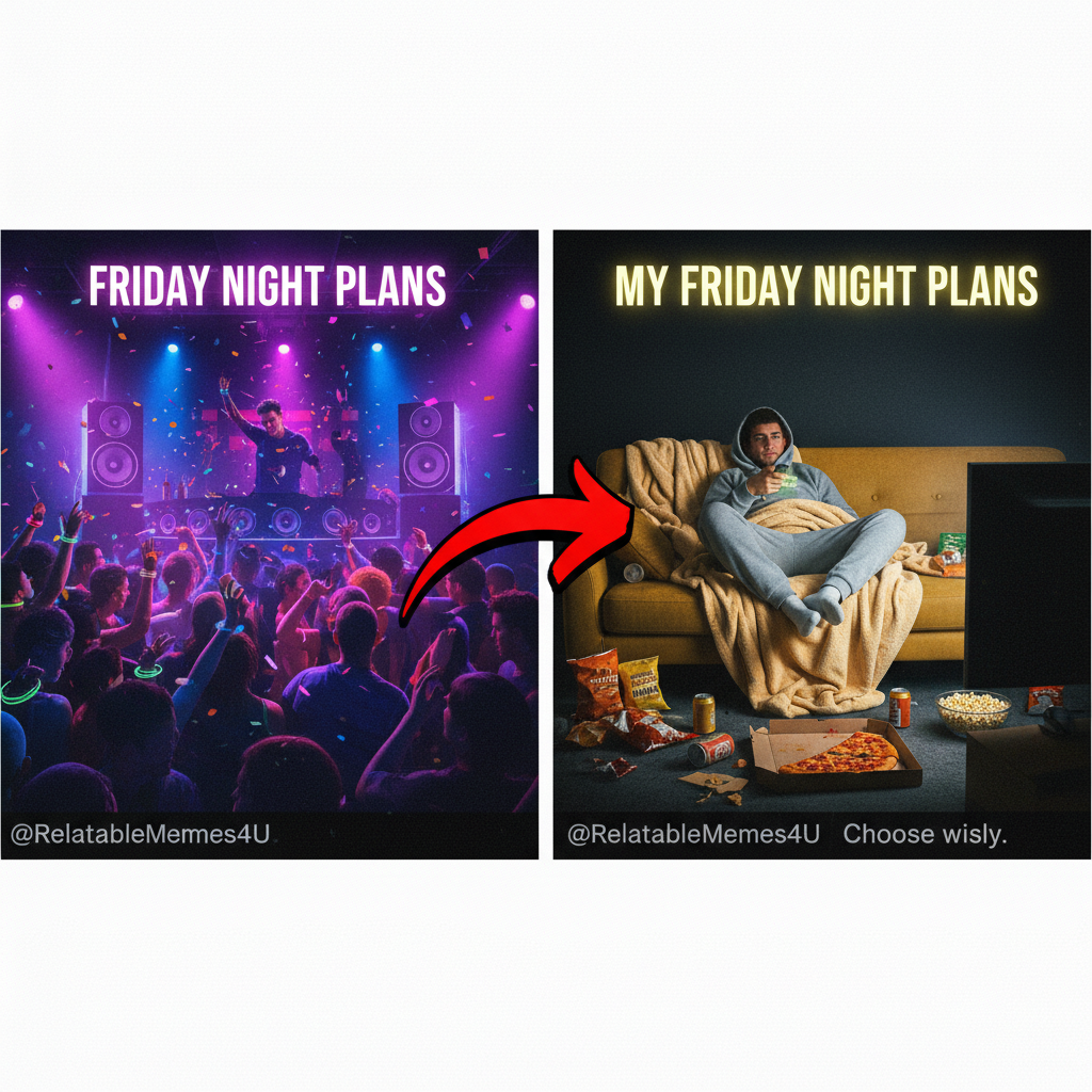 Friday night plans: clubbing. Friday night reality: debating if I have enough snacks for a movie marathon.