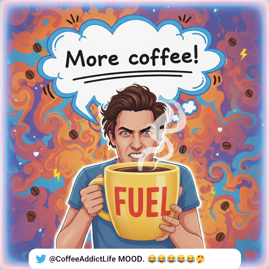 My blood type is coffee. My therapist says it's not a real blood type. I say she needs more coffee.