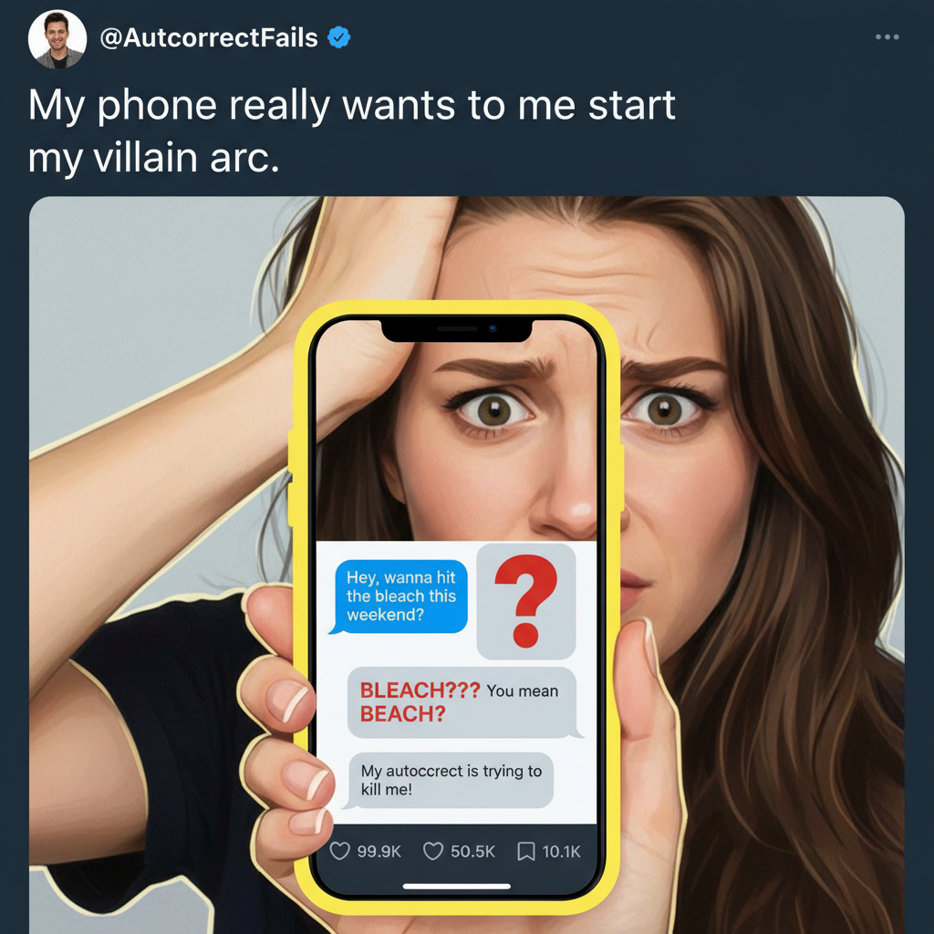 My phone just autocorrected 'beach' to 'bleach.' Guess I'm cleaning the ocean now.