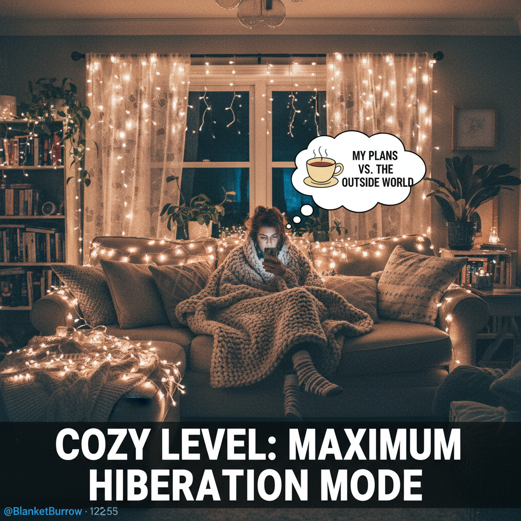My therapist told me to embrace the darkness. So I bought more fairy lights.