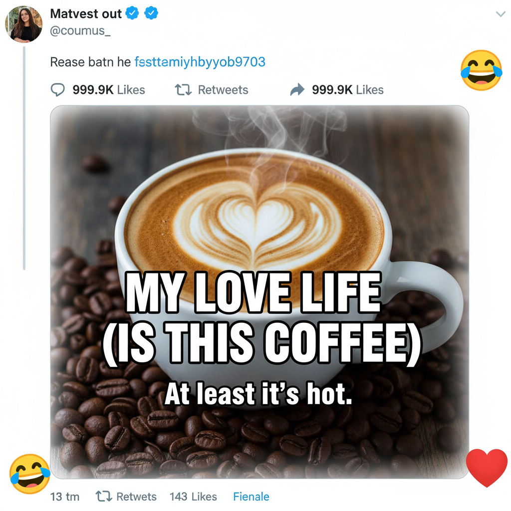 My blood type is coffee. My love language is a fresh brew.