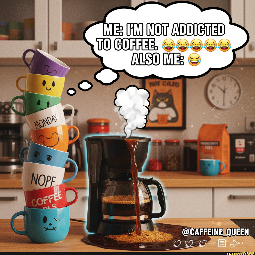 My blood type is coffee. My love language is caffeine. Don't talk to me before my third cup.