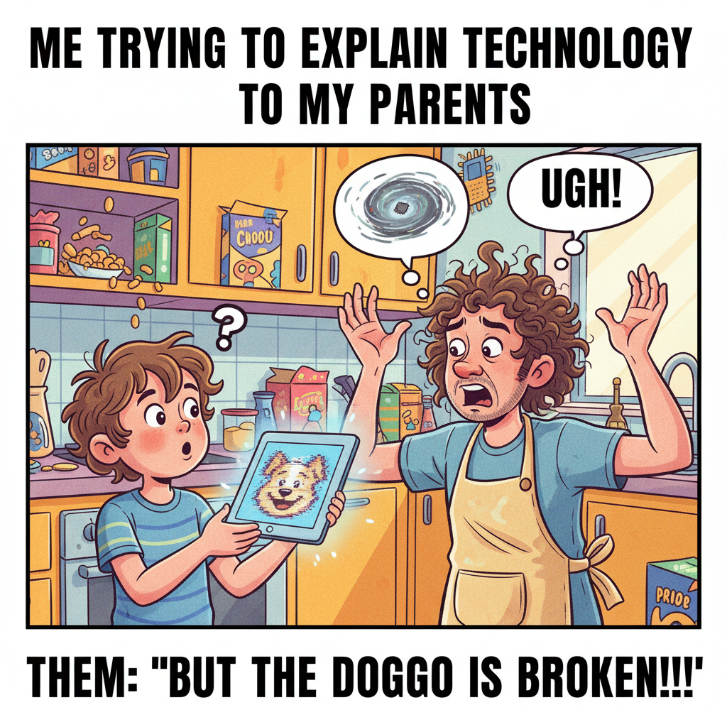 My kid just asked if they could 'download' a snack. Send help. They think life is an app.