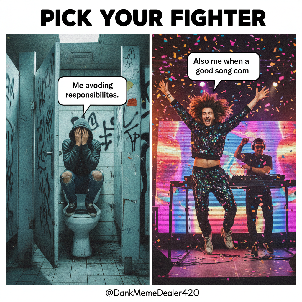 Introvert at a party: recharging in the bathroom. Extrovert: making friends with the DJ.