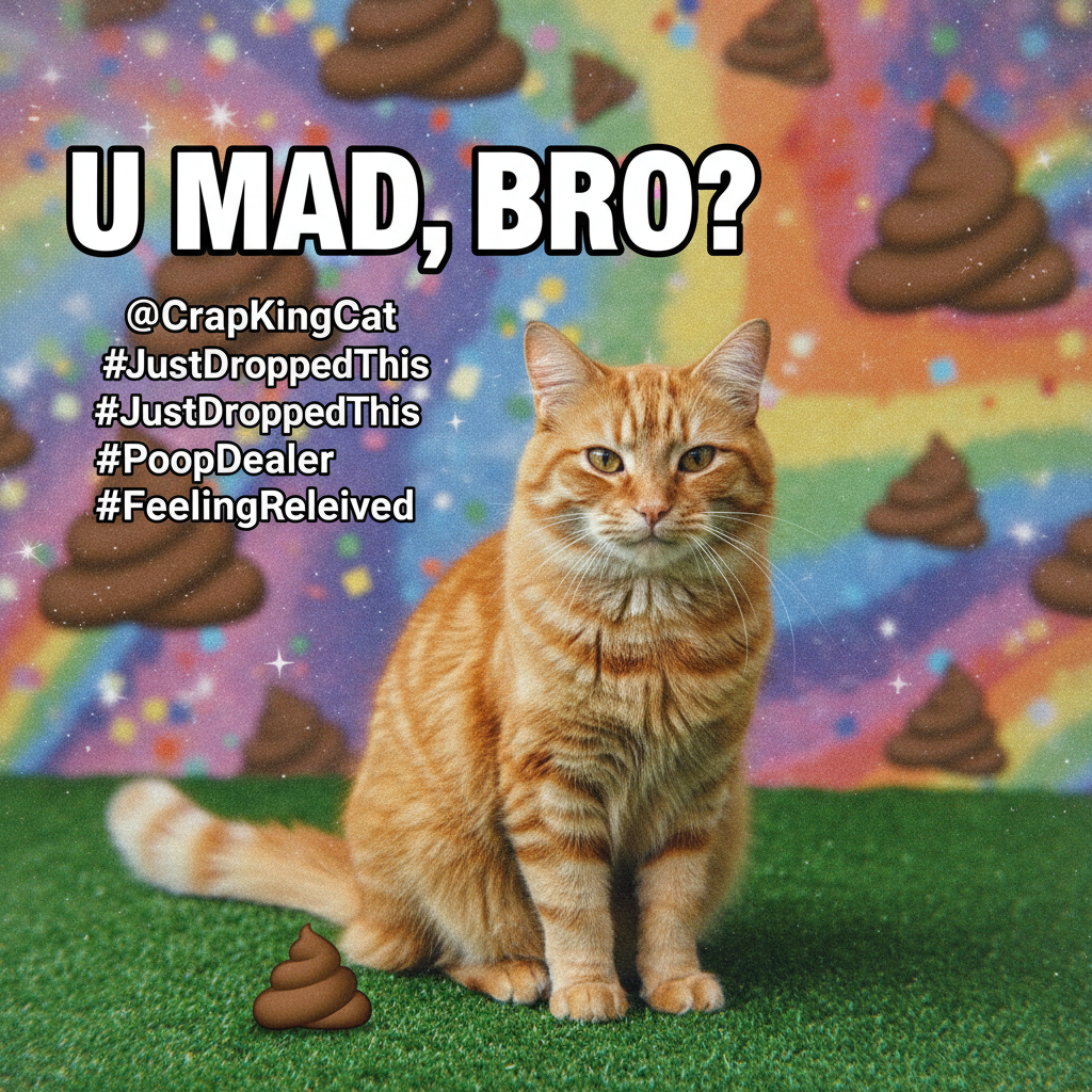 My pet just stared into my soul while pooping. The audacity. The lack of shame.