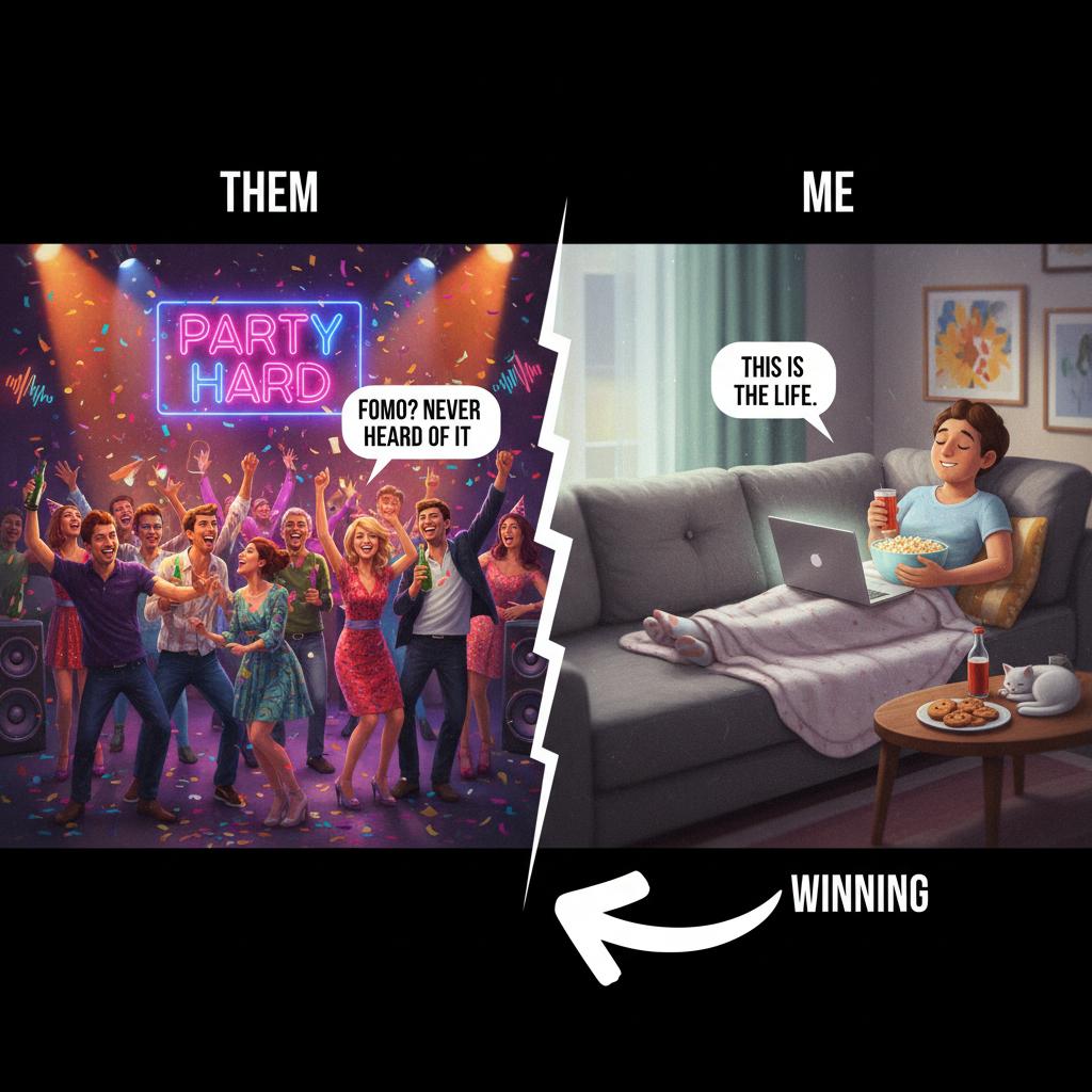 Friday night plans: wild party. Friday night reality: wild party... of one, with snacks & Netflix.