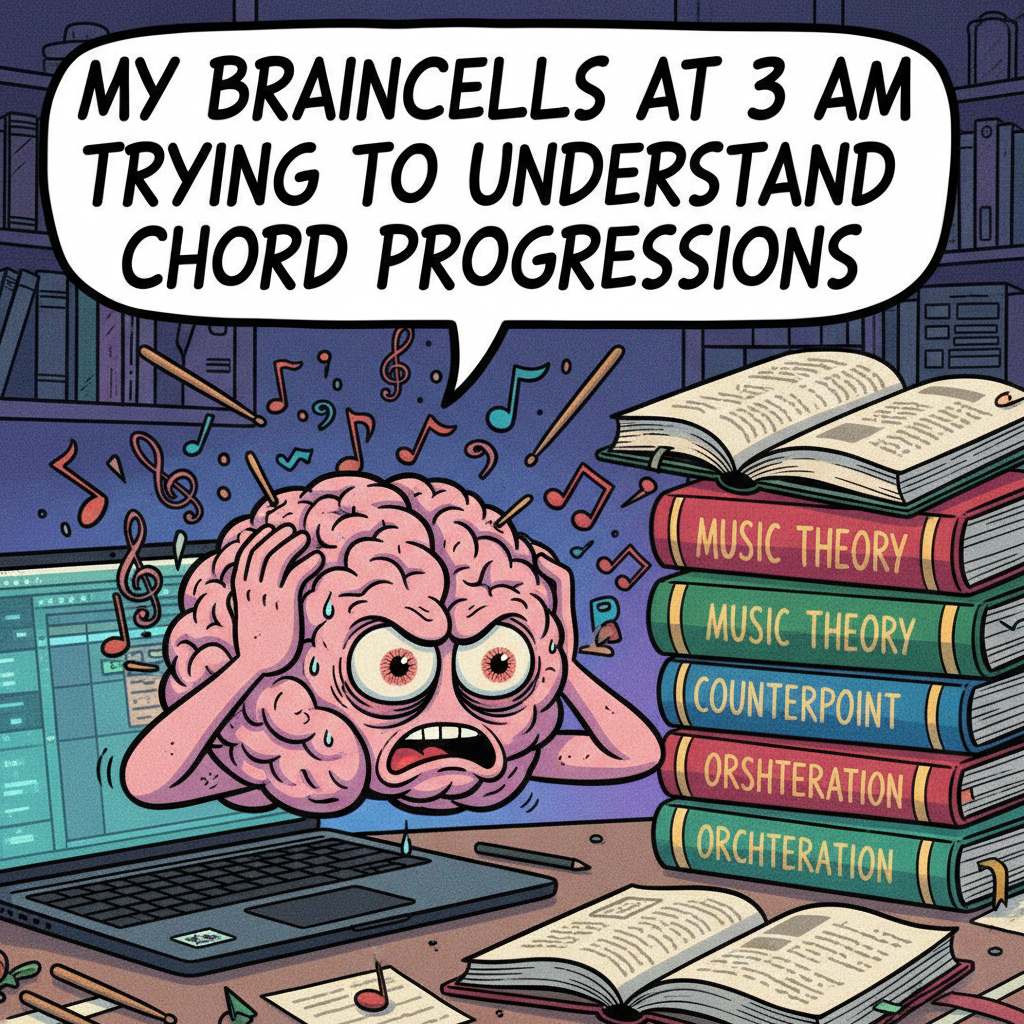 My brain during exams: 99% song lyrics, 1% actual course material. Send help.