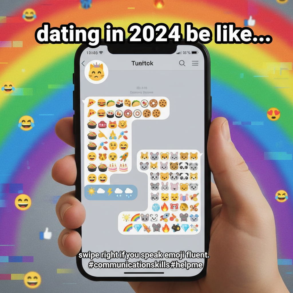 Matched with someone who only talks in emojis. Is this a red flag or a new language?