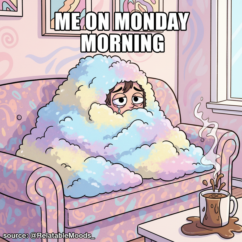 My therapist told me to embrace the darkness. So I bought a bigger blanket. #SeasonalDepression