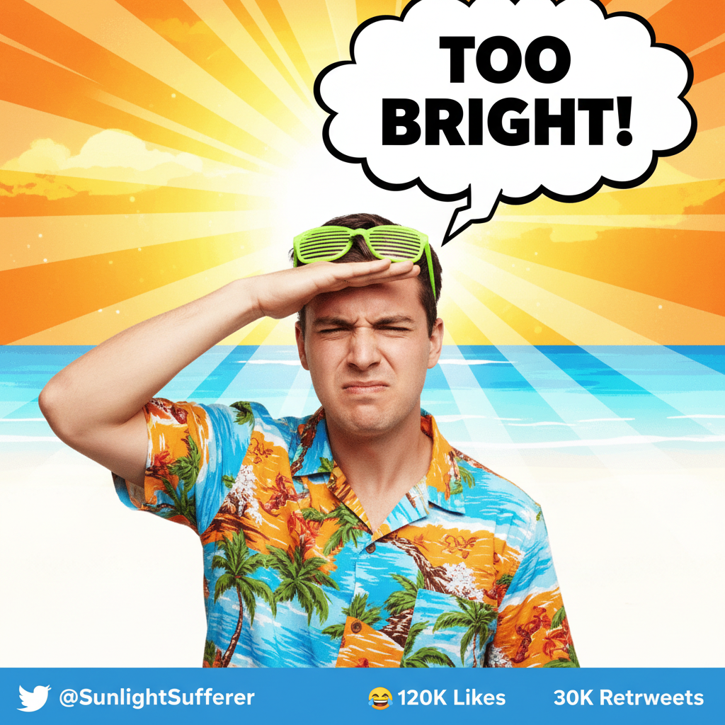 It's 70 degrees and sunny but I'm still complaining. It's too bright. #PNWproblems