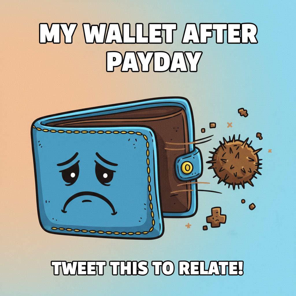 Just paid my bills and now my bank account looks like my ex's heart: empty.