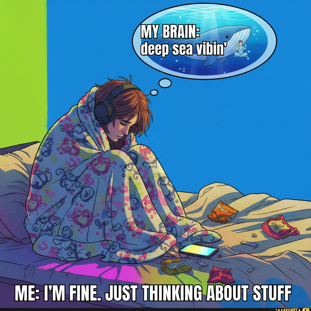 My seasonal depression just got a new playlist. It's mostly just whale sounds.