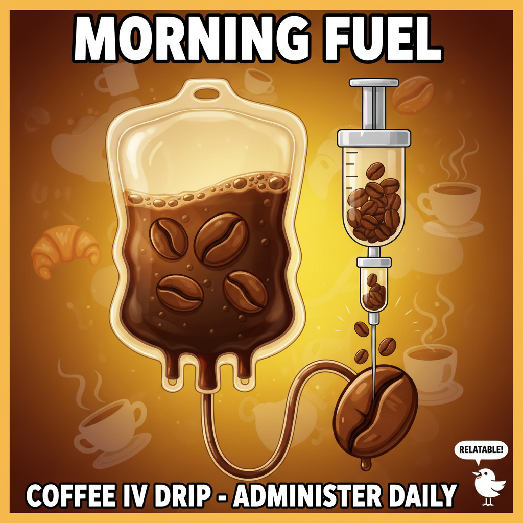 My blood type is now 80% coffee. Send help, or more beans.