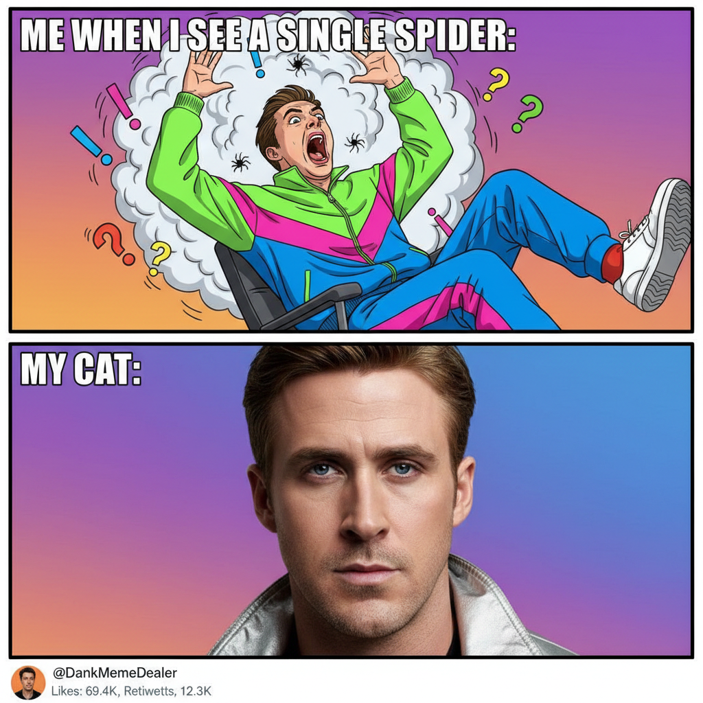 Me reacting to any minor inconvenience vs. Ryan Gosling in 'Drive'.