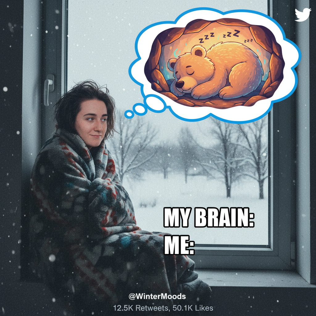 My brain cells during winter: hibernating. My mood: perpetually grey. Send sunshine & serotonin.