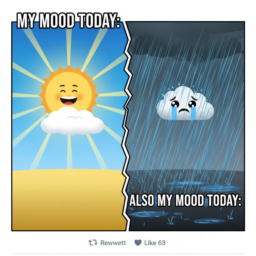 It's 75° and raining sideways. California, pick a struggle. #WeatherReport