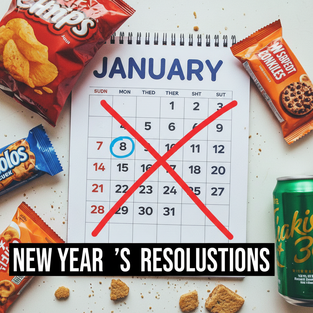 My New Year's resolution lasted until January 2nd. Send snacks, not judgment.