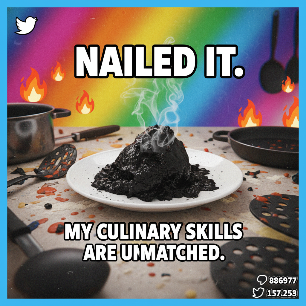 My 'gourmet' dinner ended up looking like a crime scene. 10/10 would not recommend.