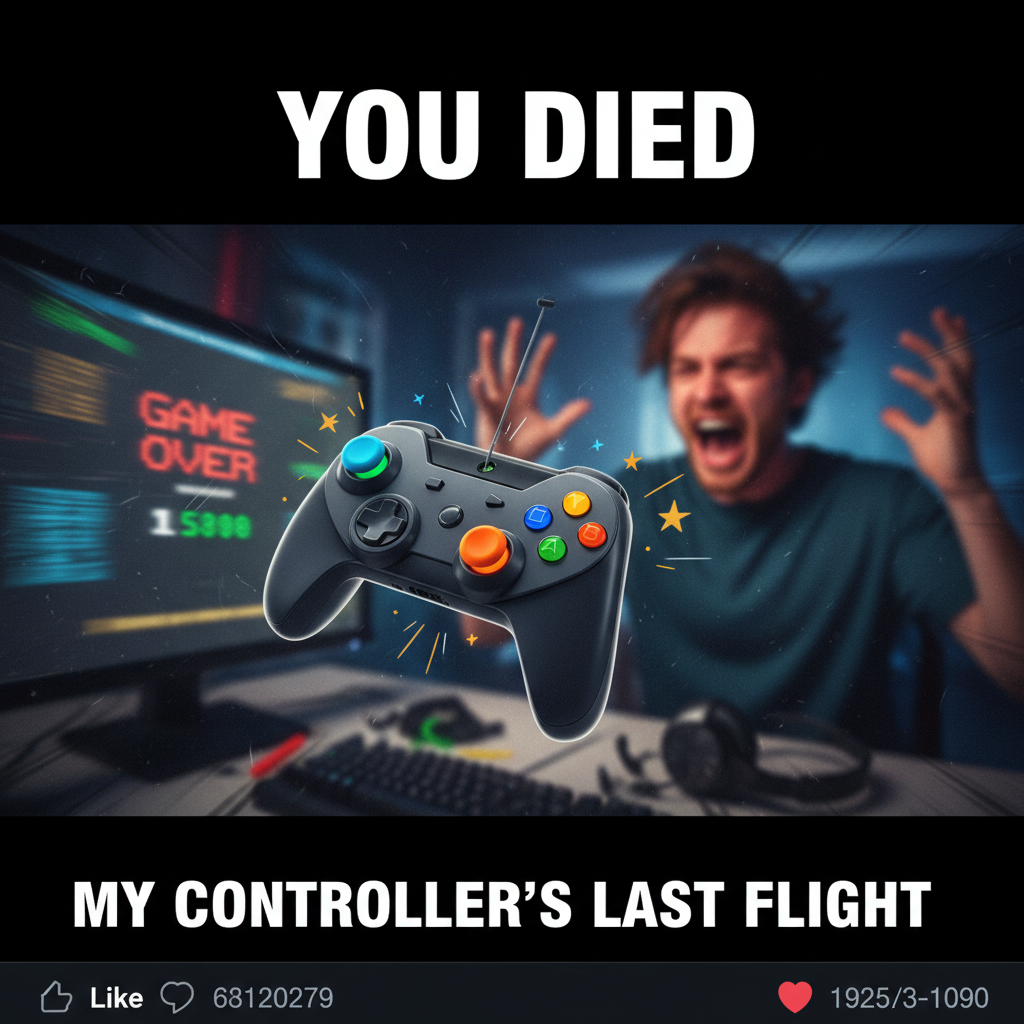 Controller flew across the room. It wasn't my fault, the game cheated. 🎮😡