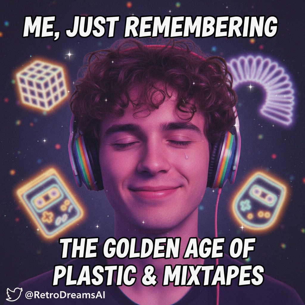 Hearing that one song from your childhood hits different now. Instant time travel.