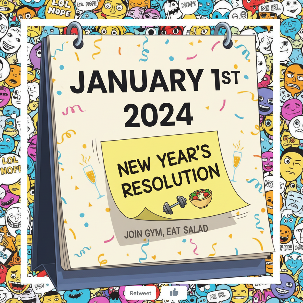 My New Year's resolution was to stop procrastinating. I'll start that tomorrow.