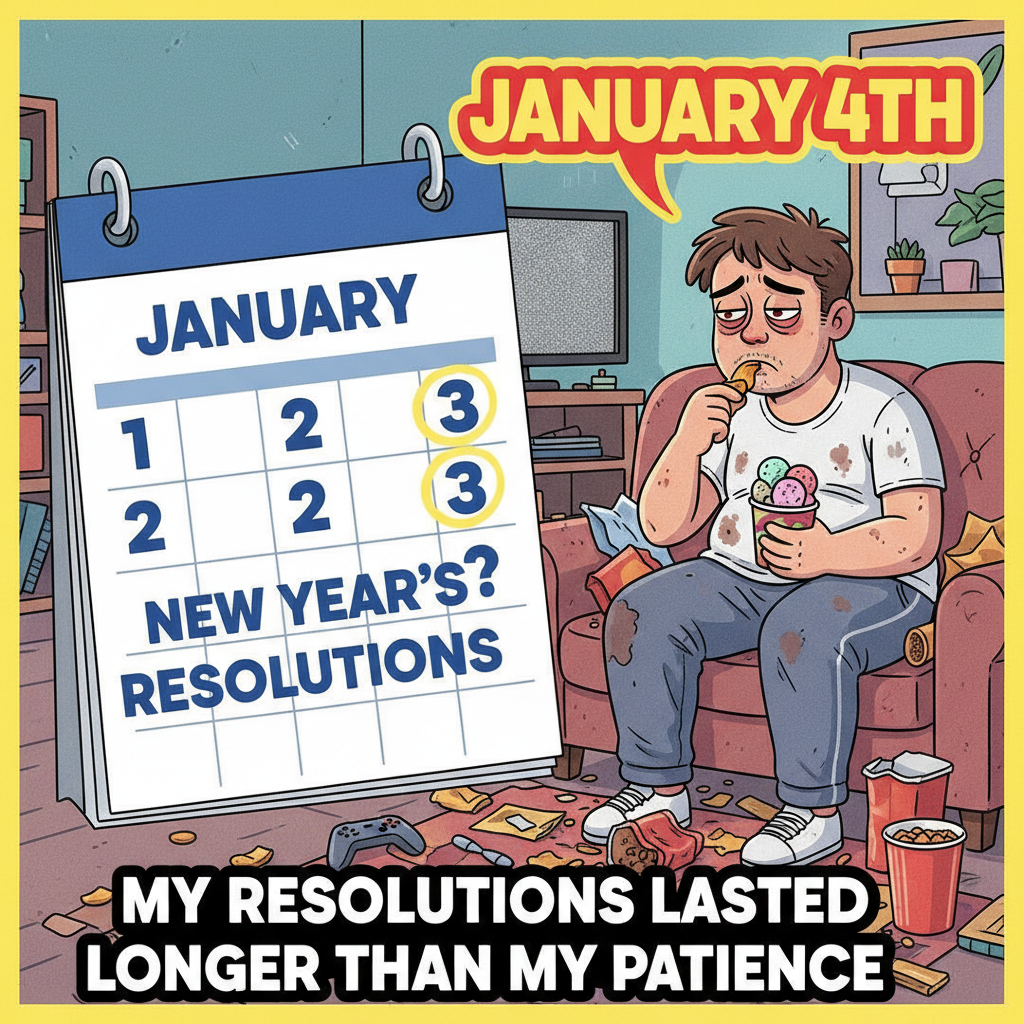 My New Year's resolution lasted exactly 3 days. Back to my regularly scheduled programming.