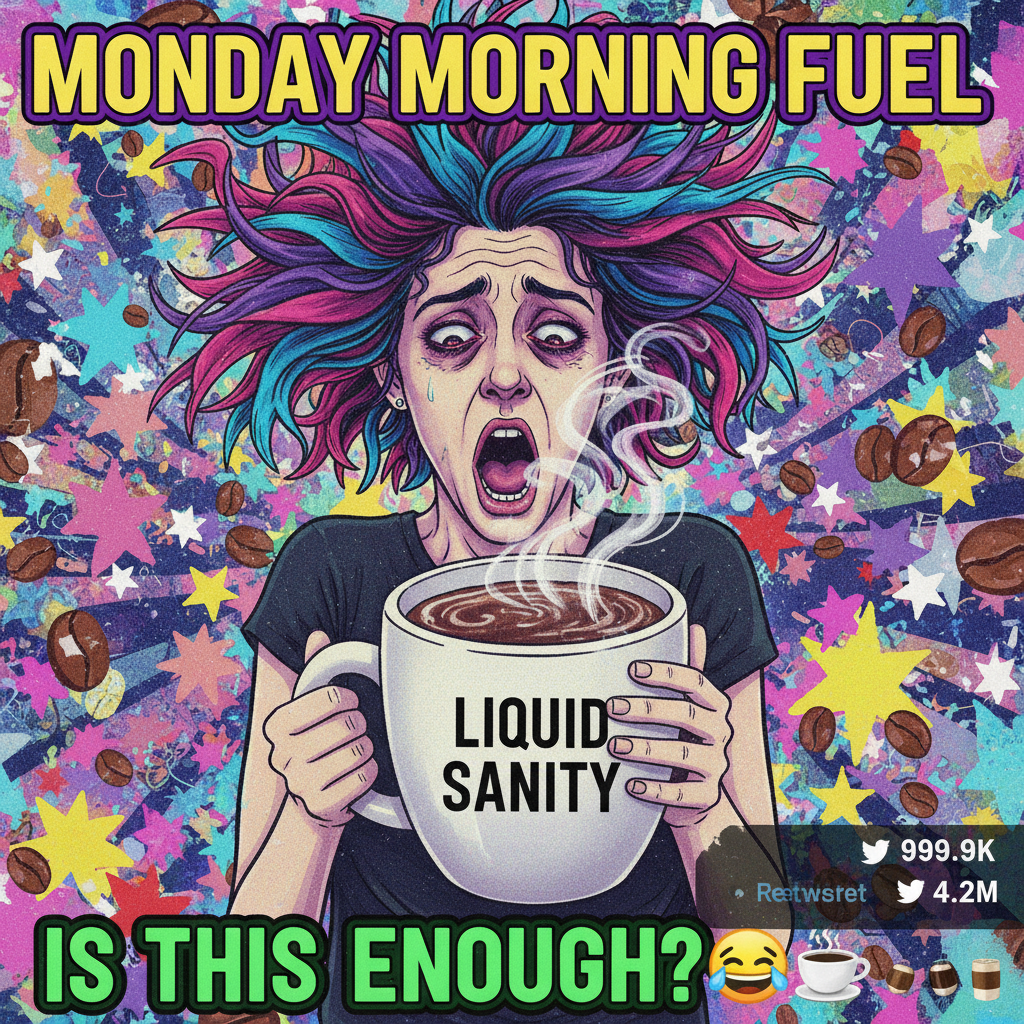 My blood type is coffee. Don't talk to me before my third cup.