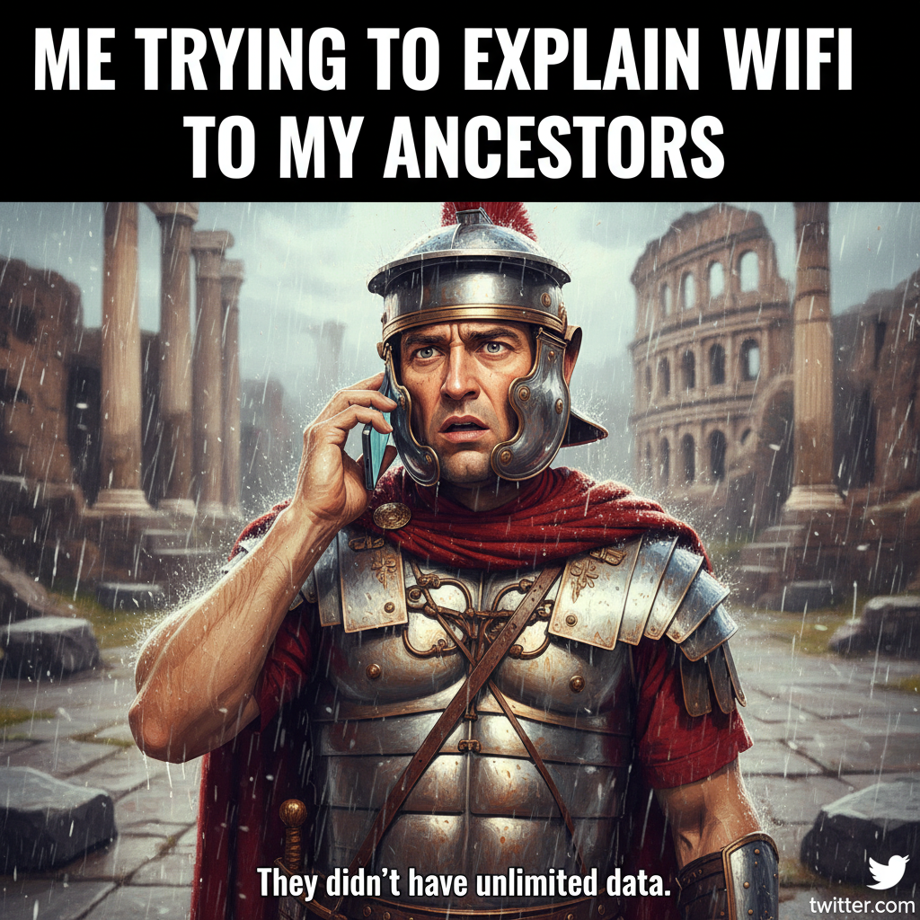 It's 75°F and raining. My ancestors fought wars for this weather? I'm calling them.