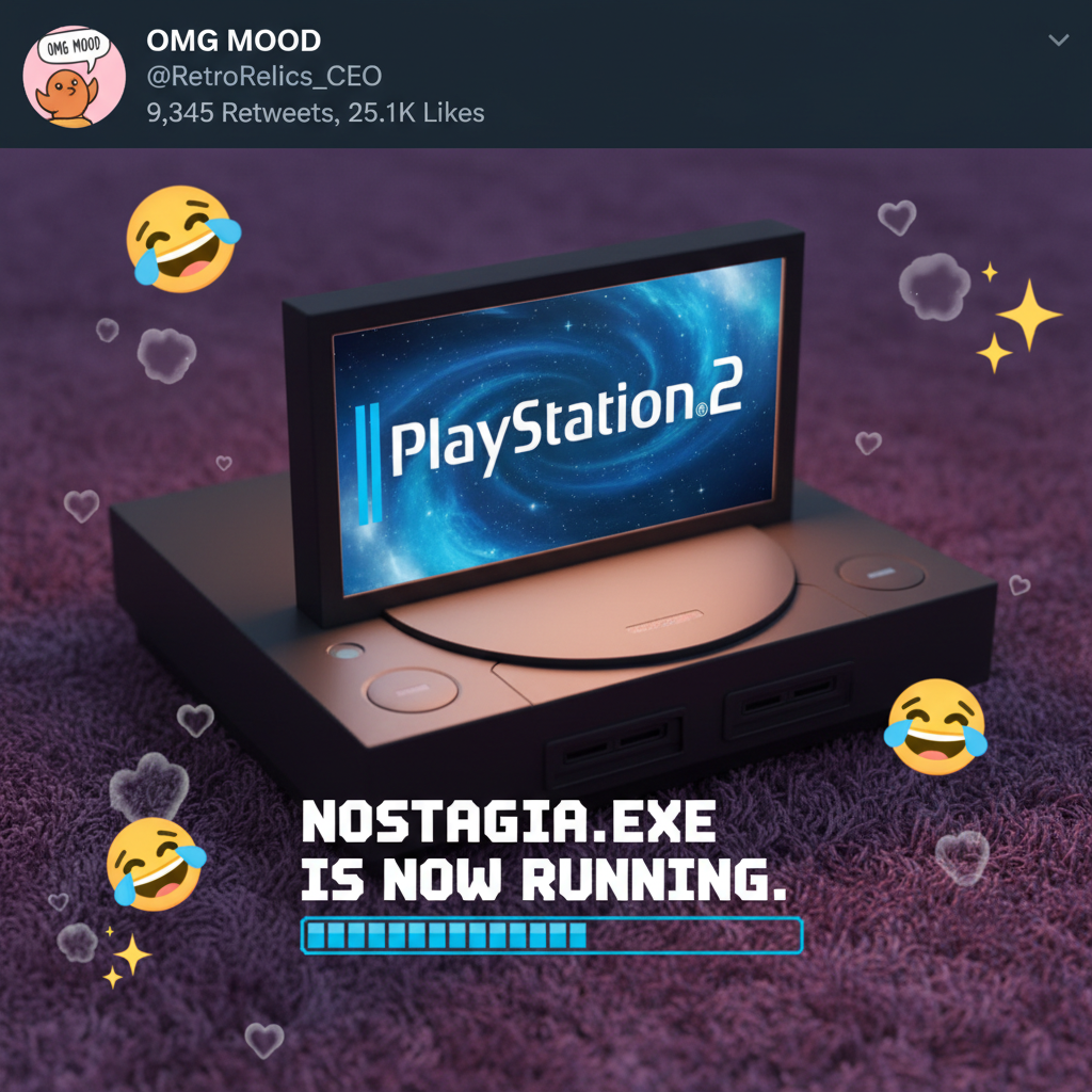 Hearing the PS2 startup sound still gives me chills. Simpler times, fewer responsibilities.