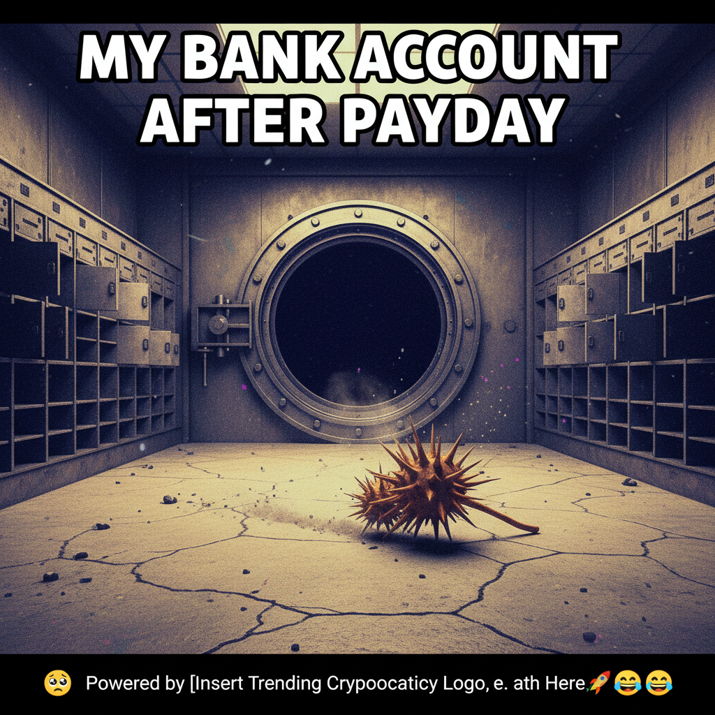 Just paid my bills. My bank account is now an empty room with a single tumbleweed rolling by.