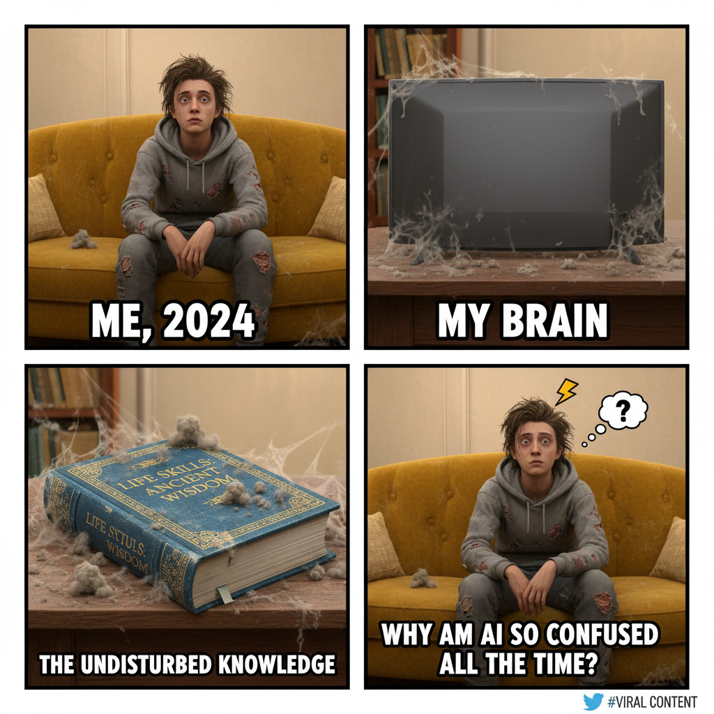 The WiFi went down. I've already talked to my family. What's next? Reading a book?