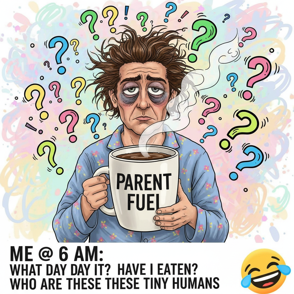 My kids asked 'why' 73 times before breakfast. Send coffee and earplugs.