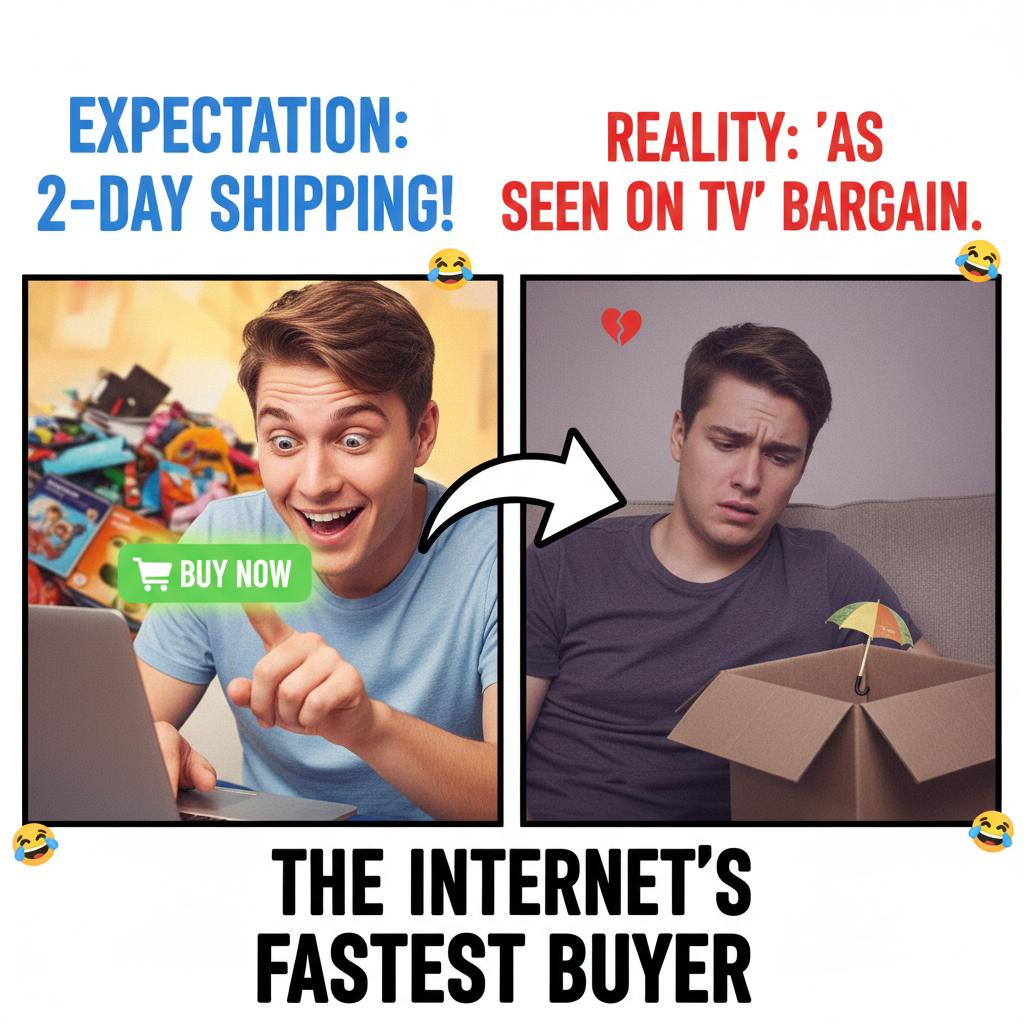Me: *buys something online* Also me: *immediately regrets it*