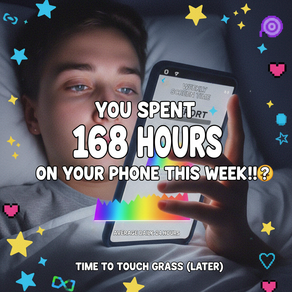My screen time report is basically a documentary of my descent into TikTok madness.