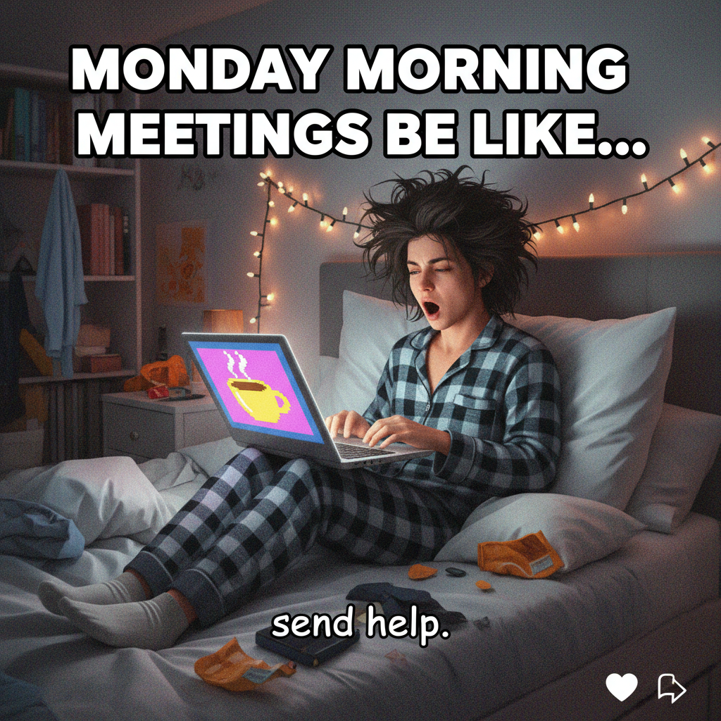 My WFH 'office' is just my bed with a laptop. Productivity is a myth.