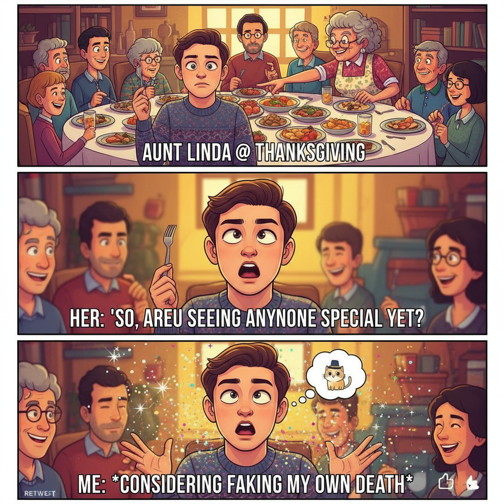 Grandma just asked if my 'internet friends' are real. Send help. And pie.