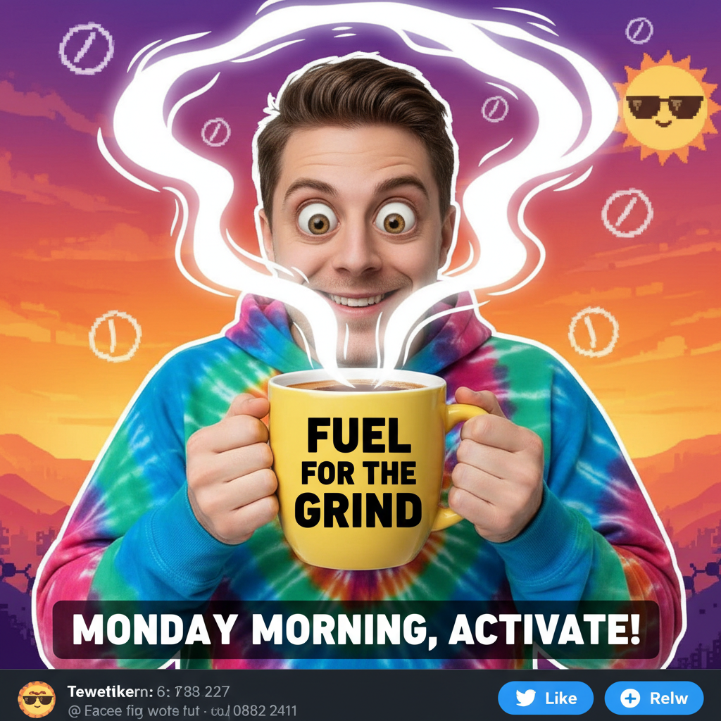 My blood type is coffee and my spirit animal is a triple espresso shot.