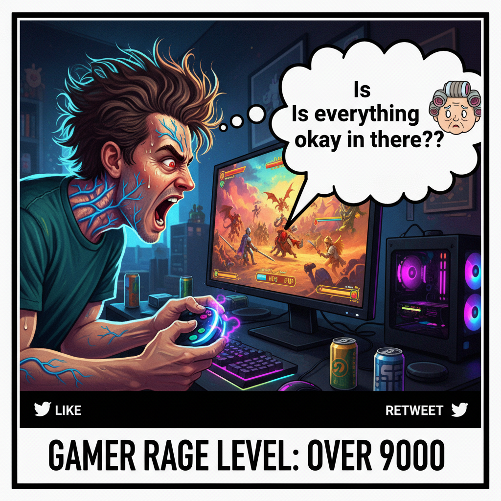 My neighbors definitely think I'm being murdered when I play competitive games.