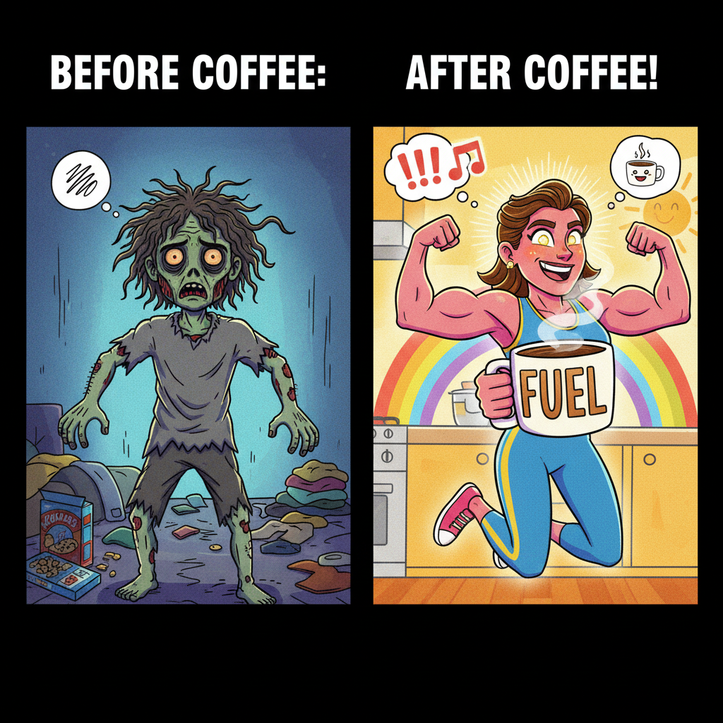 My blood type is coffee. My personality type is 'don't talk to me before coffee'.