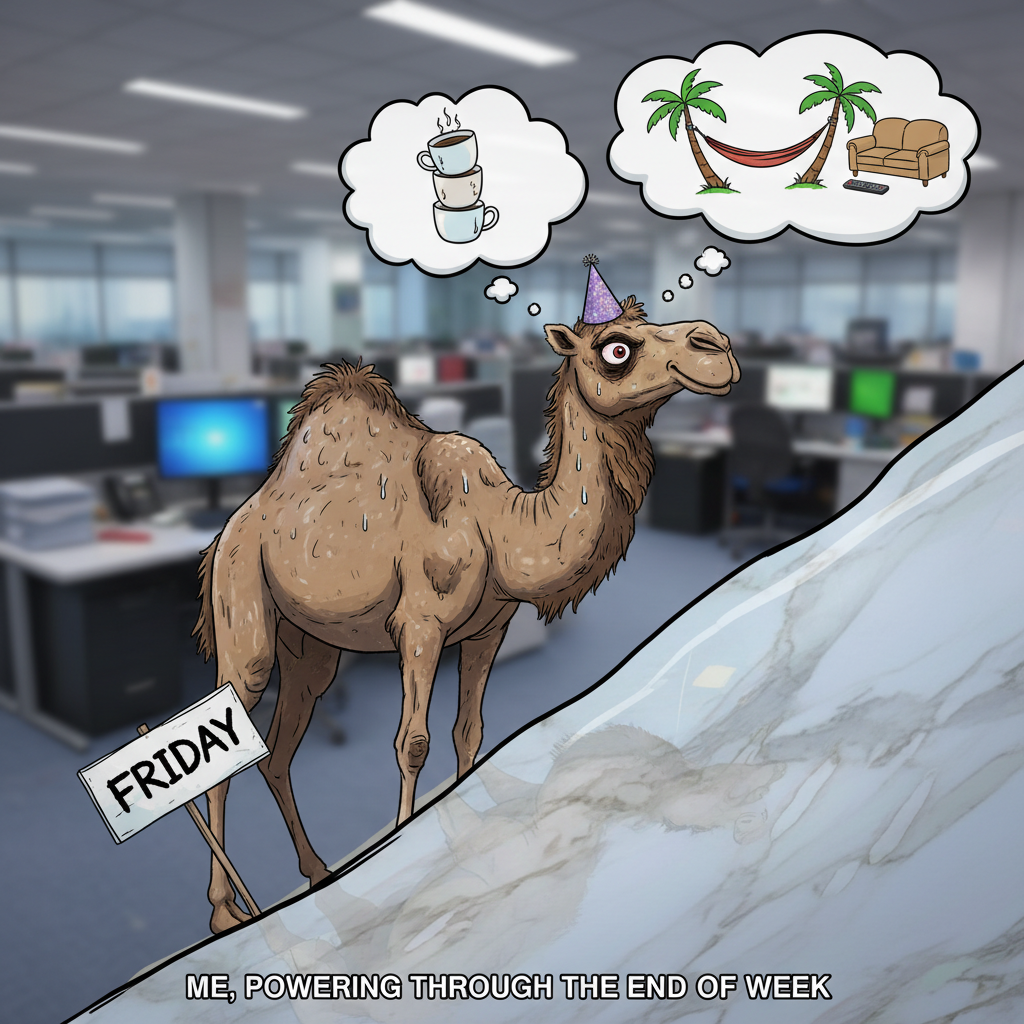 My brain cells trying to survive until Friday like...