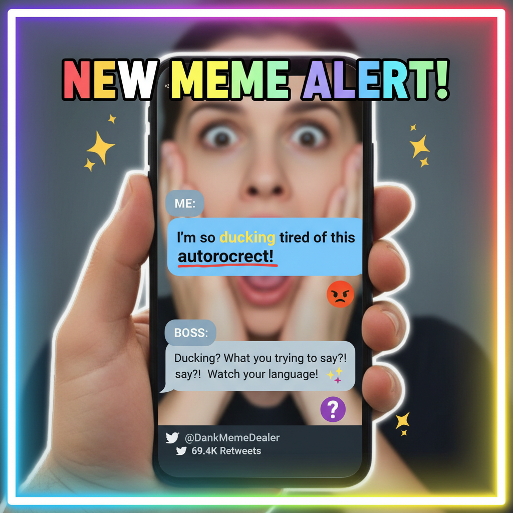 Autocorrect just told my boss I'm 'ducking' out early. My career is over.