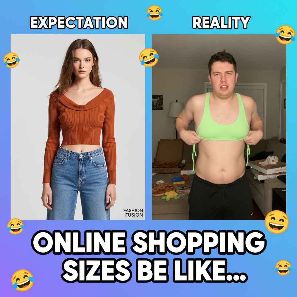 Online shopping said 'chic crop top.' I got a napkin with armholes. Send help.