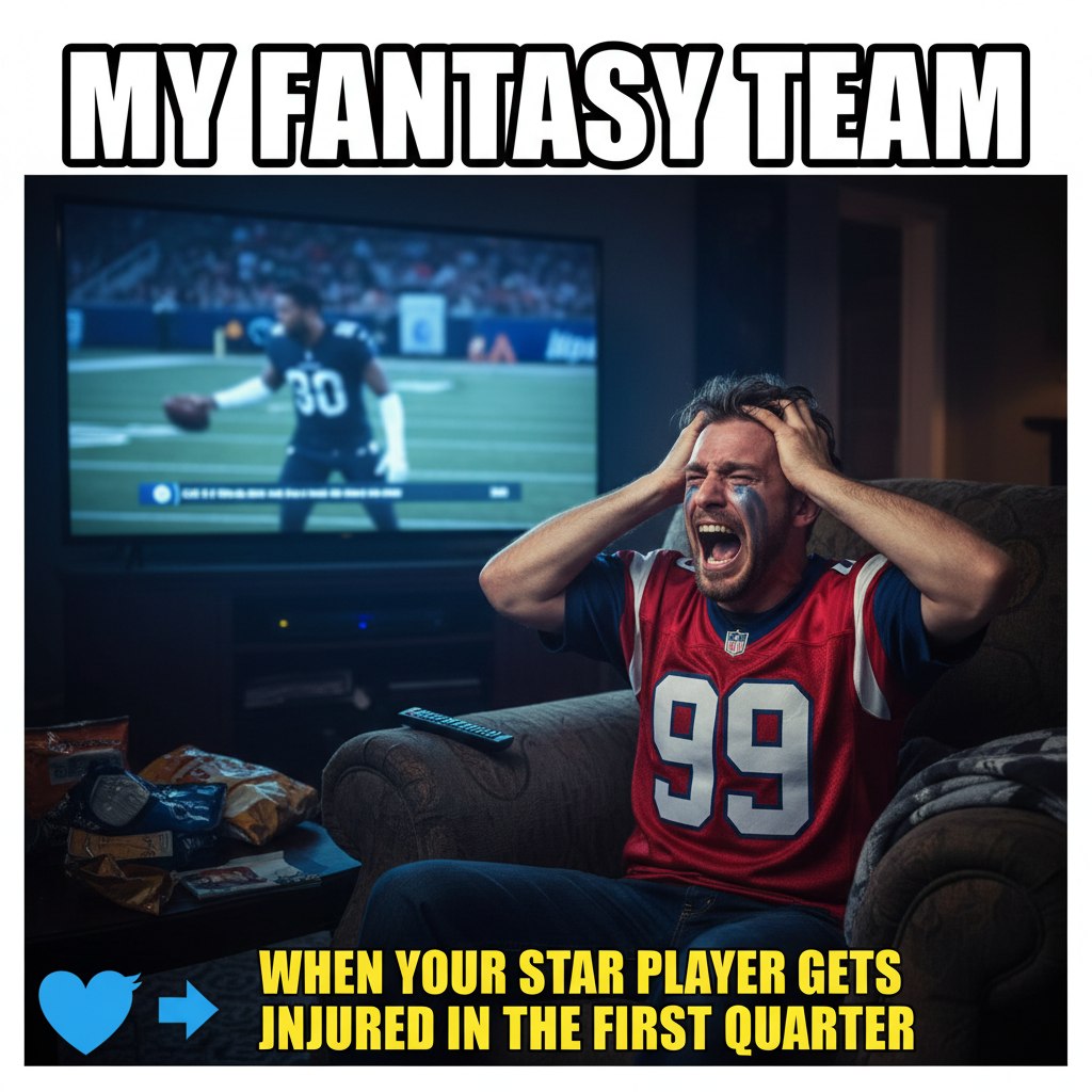 Ref made a bad call, now my uncle thinks the world is ending. It's just pre-season!