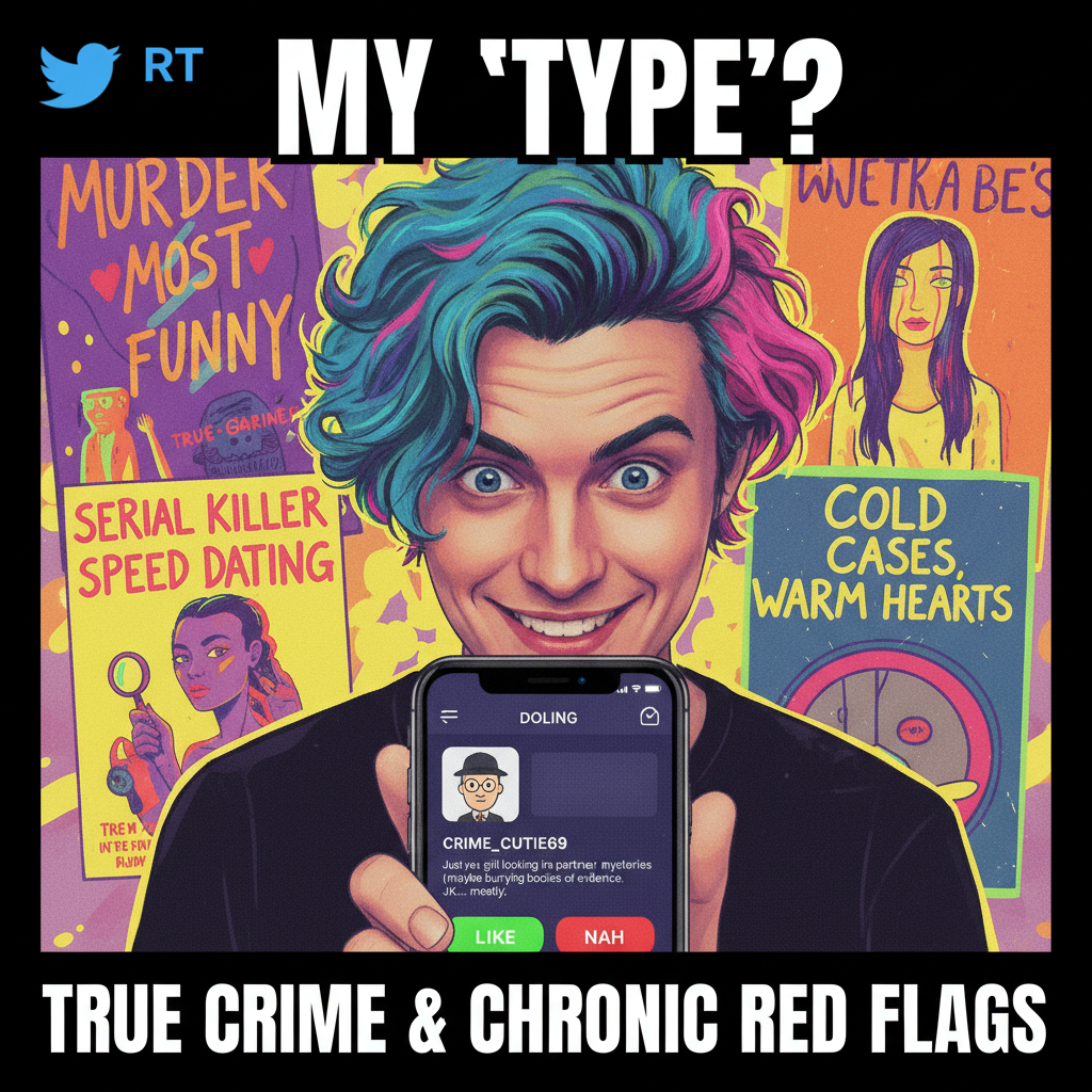 My dating app bio: 'Looking for someone who can handle my crippling addiction to true crime docs.'