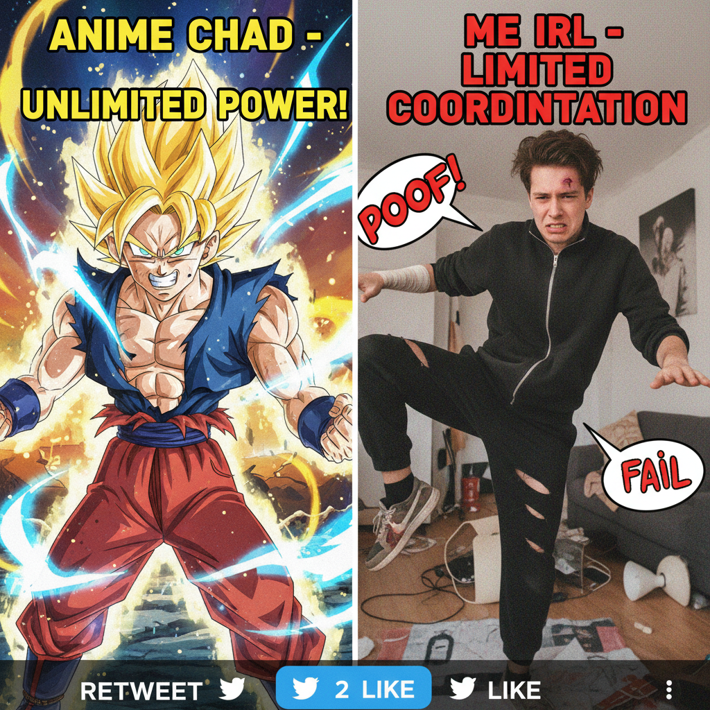 Me trying to use anime logic in real life situations. It never works.