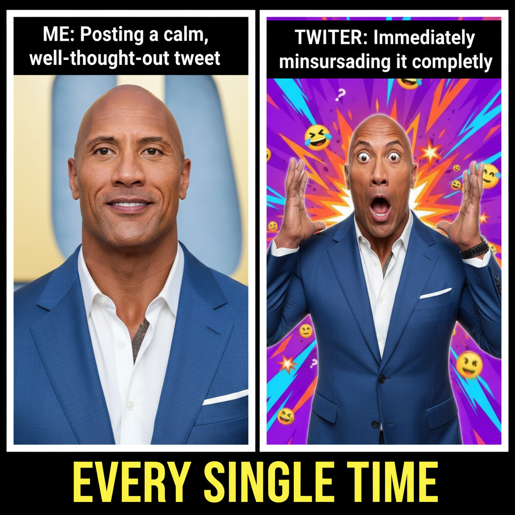 Me trying to act normal vs. my brain reacting to a tiny inconvenience.