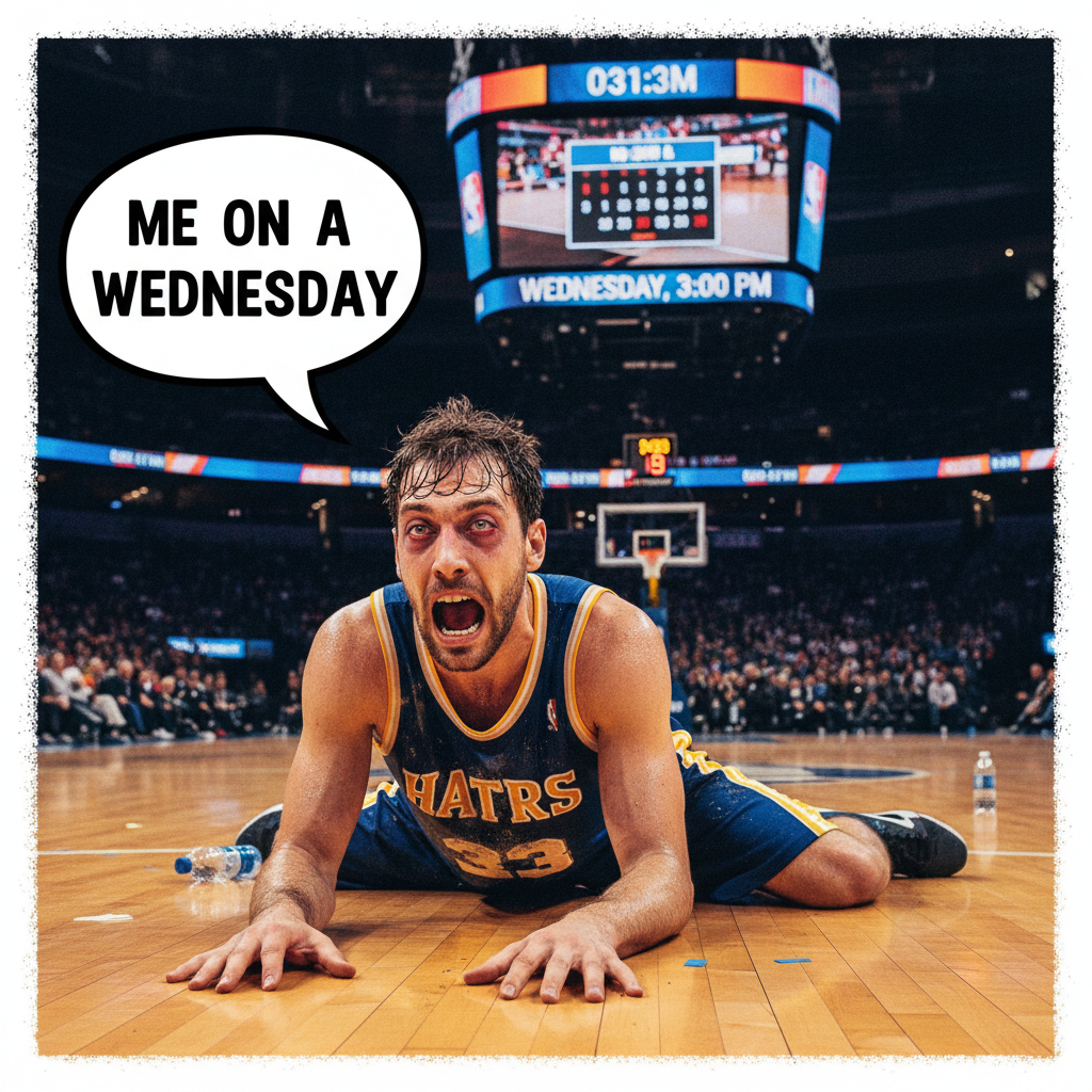 Hump Day got me feeling like I just ran a marathon... but it's only Wednesday.